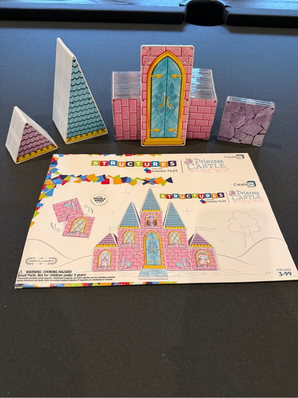 Magna-Tiles Structures Princess Castle- 53 piece set
